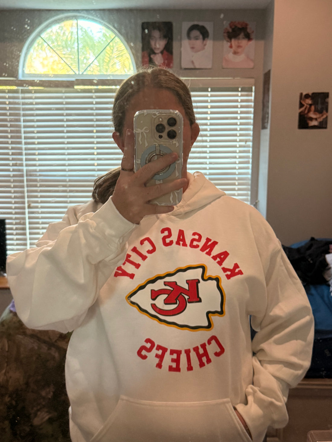 Kansas City Chiefs (T-Shirt) Or Hoodie( READY TO WEAR)