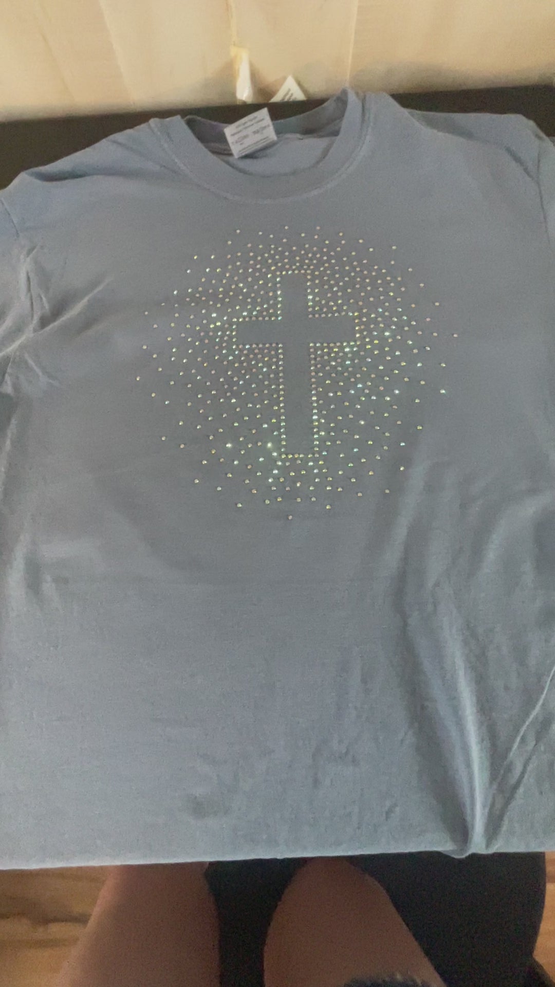 本日最終日【*p(R)ojectR®】 Rhinestone 半袖Tシャツ XL Cross Scatter Rhinestone Long Sleeve Shirt (READY TO WEAR) – NRE